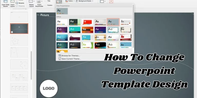 How To Change Powerpoint Template Design